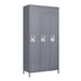 3 Door 72"H Metal Lockers With Lock for Employees,Storage Locker Cabinet for Home Gym Office School Garage,Gray - DTYStore