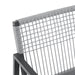 Outdoor Dining Set, Dining Chair Set of 6 + Aluminum Dining Table, Gray+Black - DTYStore