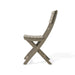 Outdoor Acacia Wood Folding Dining Chair (Set of 2),Grey - DTYStore