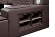 Smart Multifunctional Queen Size Bed Made with Wood in Brown - DTYStore
