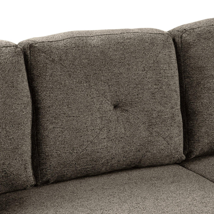 Reversible Sleeper Sectional Sofa Bed with Side Shelf and 2 Stools,Pull-Out L-Shaped Sofa Bed,Corner Sofa-Bed with Storage Chaise Left/Right Hande for Living Room,Knox Charcoal - DTYStore