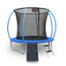 8FT Trampoline with Enclosure - Recreational Trampolines with Ladder and Anti Rust Coating, Pumpkin-shaped Trampoline with Slide and Basket Board, ASTM Approval Outdoor Trampoline for Kids - DTYStore