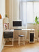 L DESK WITH PENNEL WHITE - DTYStore