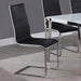 Black Upholstered Dining Chairs (Set of 4) - DTYStore