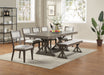 Contemporary Solid wood & Veneer Dining Room Chairs 2pcs Chair Set Cream Cushion Seat back - DTYStore