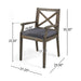 PERLA DINING CHAIR,2PCS with 2 Cushions - DTYStore