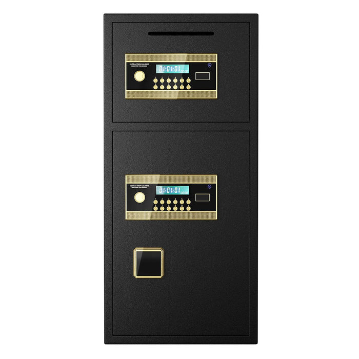 Large Double-door Coin-operated Safe,Digital Security Safe with Fireproof and Waterproof Bag,5.0 Cubic Feet Safe Box with Hidden Code Function for Home,Office and Hotel - DTYStore