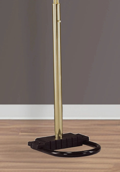 1pc Modern Design Classic Luxury Sleek Multi-head Floor Arc Lamp Half Moon Radiant Crystal-encrusted Sleek Metallic Stems Living Room Gold Arc Lamp Default -DTYStore