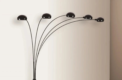 1pc Modern Design Classic Peacock Shade 82' Floor Lamp Black Living Room Default -DTYStore