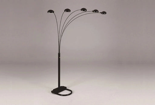 1pc Modern Design Classic Peacock Shade 82' Floor Lamp Black Living Room Default -DTYStore