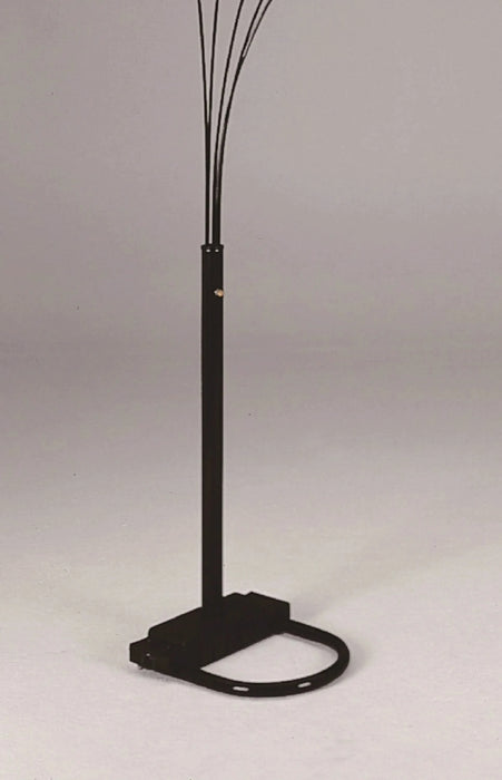 1pc Modern Design Classic Peacock Shade 82' Floor Lamp Black Living Room Default -DTYStore