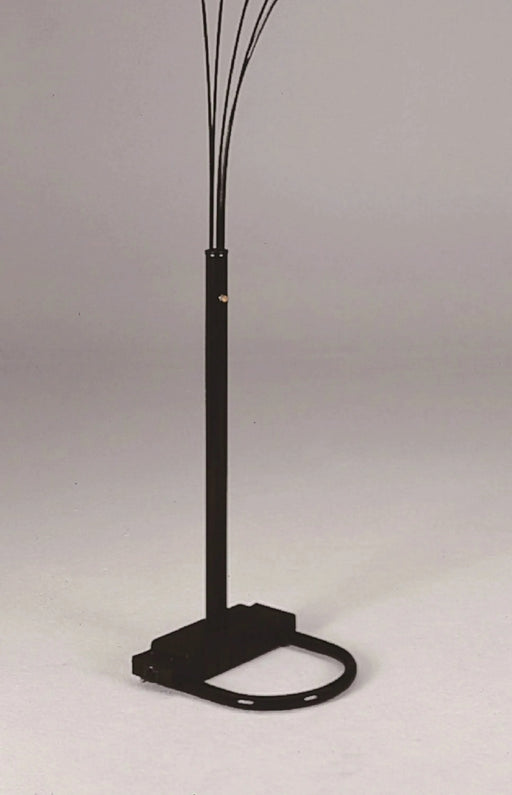 1pc Modern Design Classic Peacock Shade 82' Floor Lamp Black Living Room Default -DTYStore