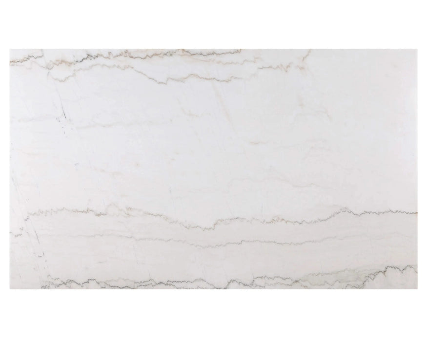 1pc Transitional Modern Formal Dining Table White Genuine Marble Rectangular Table Top Trestle Base Black Finish Legs Wooden Dining Room Furniture Default -DTYStore