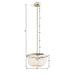 2-Light Beaded Chandelier Default -DTYStore