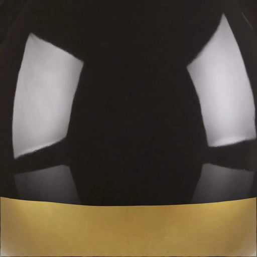 2-Tone Ceramic Table Lamp Set of 2 Black/Gold See below Default -DTYStore