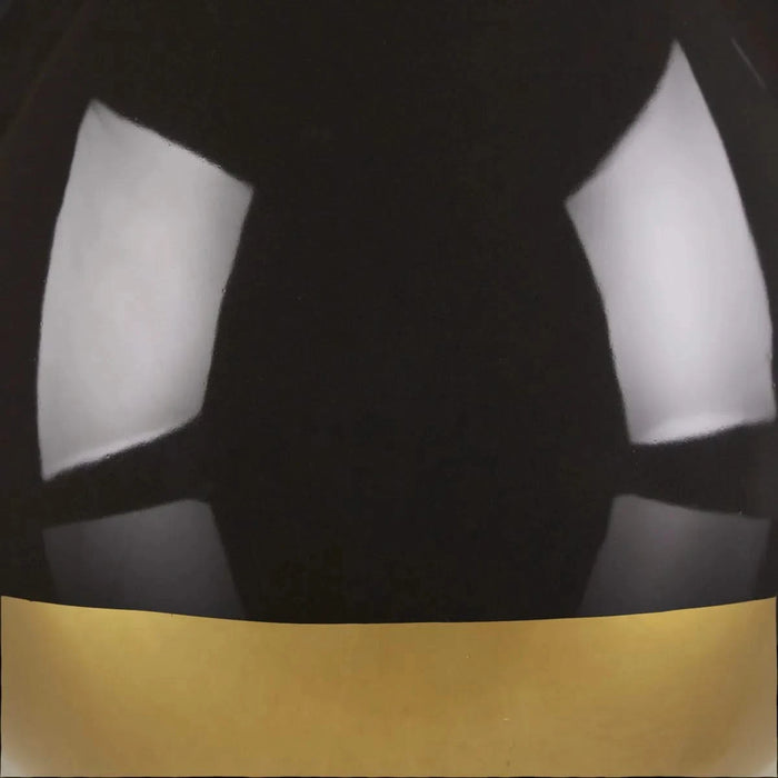 2-Tone Ceramic Table Lamp Set of 2 Black/Gold See below Default -DTYStore