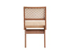 Velentina Rattan & Natural Finish Side Chair (Set of 2) - DTYStore