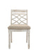 Havanna Set of 2 Off White 19' Wide Contemporary Fabric Chair with Cushion - DTYStore