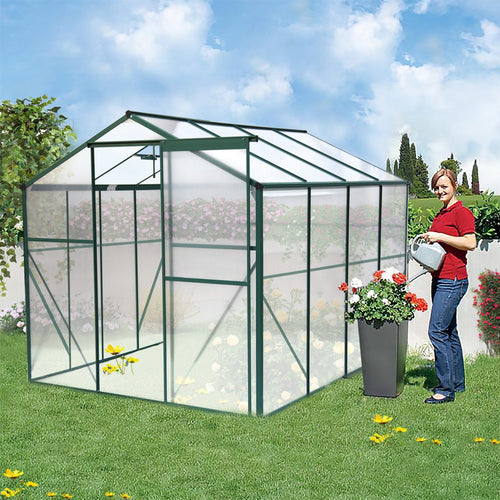 Polycarbonate Greenhouse,6'x 8' Heavy Duty Walk-in Plant Garden Greenhouse for Backyard/Outdoor - Image 10