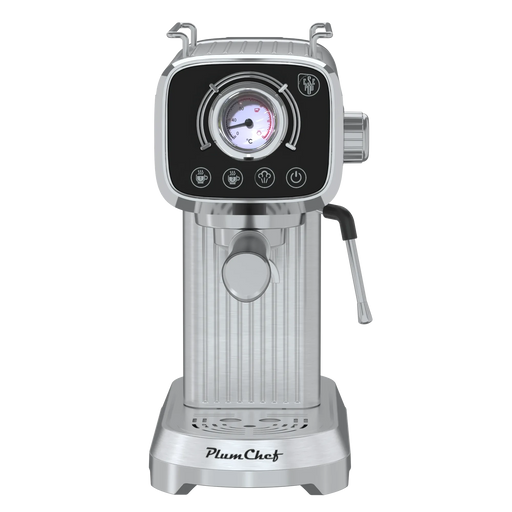 20 Bar Compact Espresso Machine with Milk Frother, Dual Shot Options, ESE Pod Compatibility, Temperature Display, Removable Water Tank for Cappuccino, Latte, & Macchiato at Home Default -DTYStore