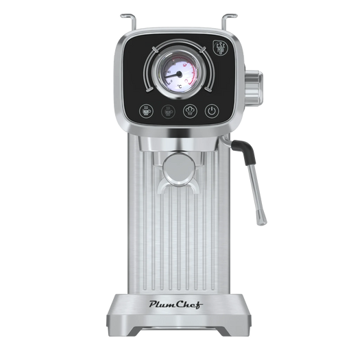 20 Bar Compact Espresso Machine with Milk Frother, Dual Shot Options, ESE Pod Compatibility, Temperature Display, Removable Water Tank for Cappuccino, Latte, & Macchiato at Home Default -DTYStore