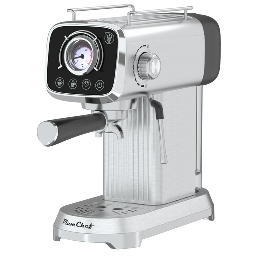 20 Bar Compact Espresso Machine with Milk Frother, Dual Shot Options, ESE Pod Compatibility, Temperature Display, Removable Water Tank for Cappuccino, Latte, & Macchiato at Home Default -DTYStore