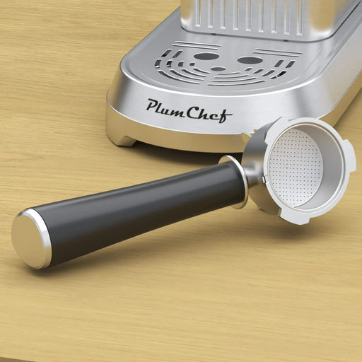 20 Bar Compact Espresso Machine with Milk Frother, Dual Shot Options, ESE Pod Compatibility, Temperature Display, Removable Water Tank for Cappuccino, Latte, & Macchiato at Home Default -DTYStore