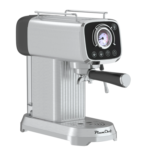 20 Bar Compact Espresso Machine with Milk Frother, Dual Shot Options, ESE Pod Compatibility, Temperature Display, Removable Water Tank for Cappuccino, Latte, & Macchiato at Home Default -DTYStore