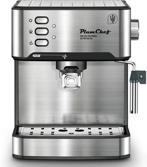 20 Bar Professional Espresso Machine with Milk Frother, Single & Double Shot, ESE Pod Compatible, Removable Water Tank for Cappuccino, Latte, & Macchiato – Home Barista Edition Default -DTYStore