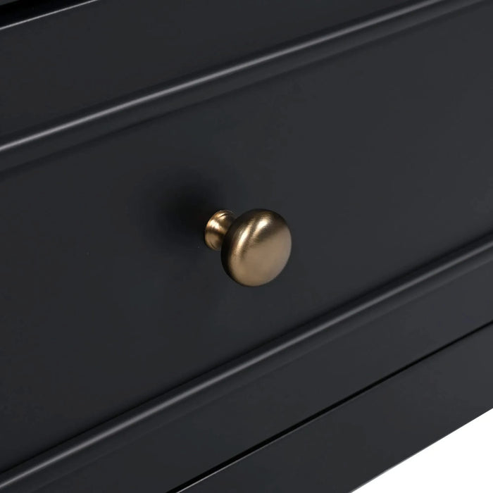 20' Bathroom Vanity with Sink, Bathroom Cabinet with A Door, Door Shelf Storage and Adiustable Foot Pads, A Drawer, Black Default -DTYStore