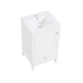 20' Bathroom Vanity with Sink, Bathroom Cabinet with Soft Closing Door, Storage Rack and A Drawer, White Default -DTYStore
