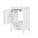 20' Bathroom Vanity with Sink, Bathroom Cabinet with Soft Closing Door, Storage Rack and A Drawer, White Default -DTYStore