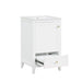 20' Bathroom Vanity with Sink, Bathroom Cabinet with Soft Closing Door, Storage Rack and A Drawer, White Default -DTYStore