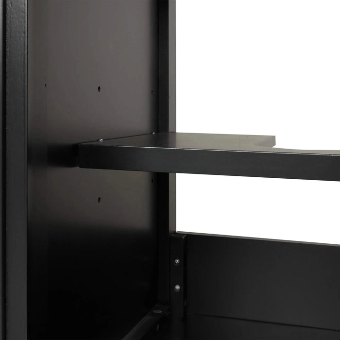 20' Bathroom Vanity with Sink, Bathroom Cabinet with Soft Closing Door, Storage Rack and Adjustable Shelve, Black Default -DTYStore