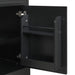 20' Bathroom Vanity with Sink, Bathroom Cabinet with Soft Closing Door, Storage Rack and Adjustable Shelve, Black Default -DTYStore