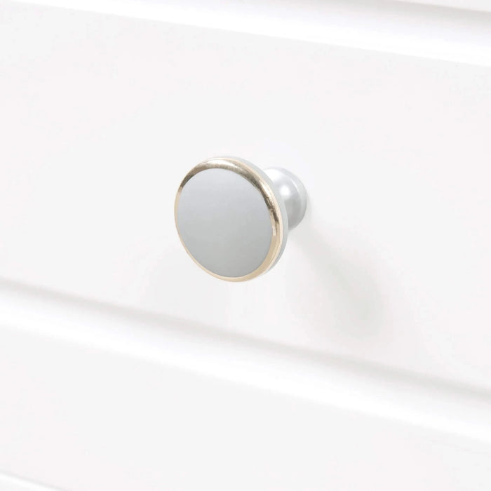 20' Bathroom Vanity with Sink, Bathroom Cabinet with Soft Closing Glass Door, A Drawer, White Default -DTYStore