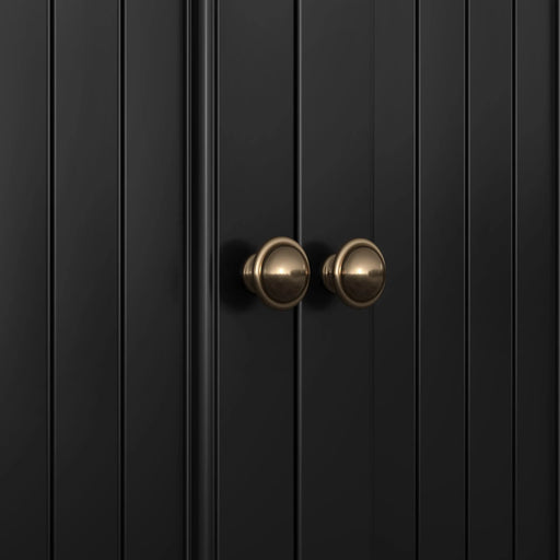 20' Bathroom Vanity with Sink, Bathroom Cabinet with Two Doors, Magnetic Door Stopper and Adiustable Foot Pads, A Drawer, Black Default -DTYStore