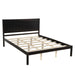 Platform Bed Frame with Headboard, Wood Slat Support, No Box Spring Needed, Queen,Espresso - DTYStore
