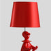 21.25' Red Modern Clown Phone Holder Resin Table Lamp Default -DTYStore