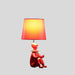 21.25' Red Modern Clown Phone Holder Resin Table Lamp Default -DTYStore