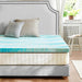 Memory Foam Cooling Gel Swirl Infused Bed Topper for Back Pain,3 Inches,King - DTYStore