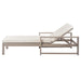 Outdoor Lounge Chairs, 5-Position Chaise Lounge Outdoor, Patio Chaise Lounge with Cushion & Adjustable Backrest, Pool Lounge Chairs for Backyard, Deck, and Lawn, Gray - DTYStore