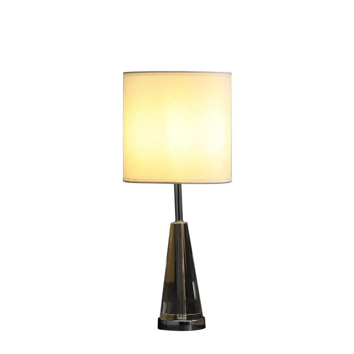 21.5' In Elli Prism Cone Shape Crystal Table Lamp Default -DTYStore