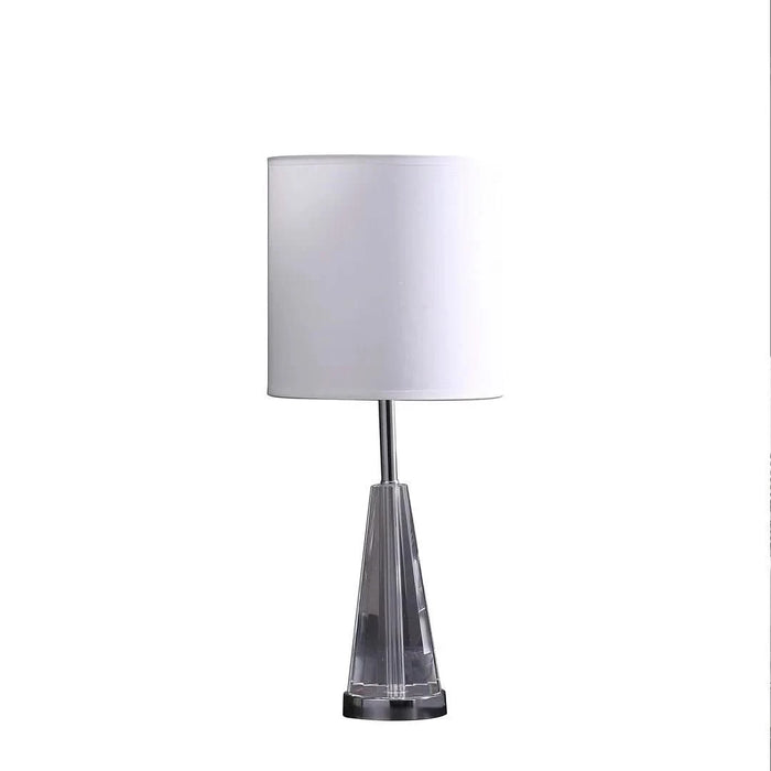 21.5' In Elli Prism Cone Shape Crystal Table Lamp Default -DTYStore