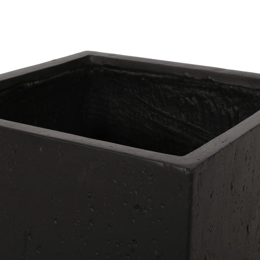 21.5' L Outdoor MGO Planter in Black Finished Default -DTYStore