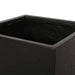 21.5' L Outdoor MGO Planter in Black Finished Default -DTYStore