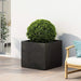 21.5' L Outdoor MGO Planter in Black Finished Default -DTYStore