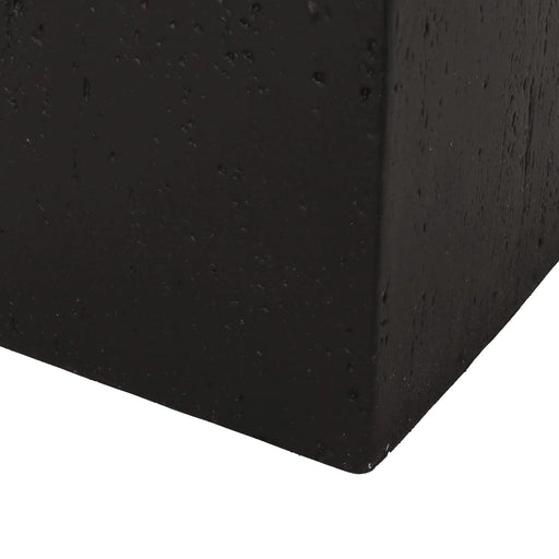 21.5' L Outdoor MGO Planter in Black Finished Default -DTYStore
