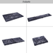DTY Signature 2'6''x10' Runner, Washable Rug, Low-Pile, Non-Slip, Non-Shedding, Foldable, Kid & Pet Friendly - Area Rugs for living room, bedroom, kitchen, dining room rug (Black/Gray, 2'6''x10') - DTYStore