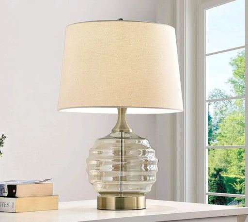22.5' Tuscan Sun Glass Table Lamp Default -DTYStore